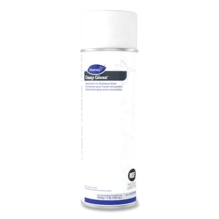 Diversey Deep Gloss Stainless Steel Maintainer, 16 oz Aerosol Spray, PK12 94970590